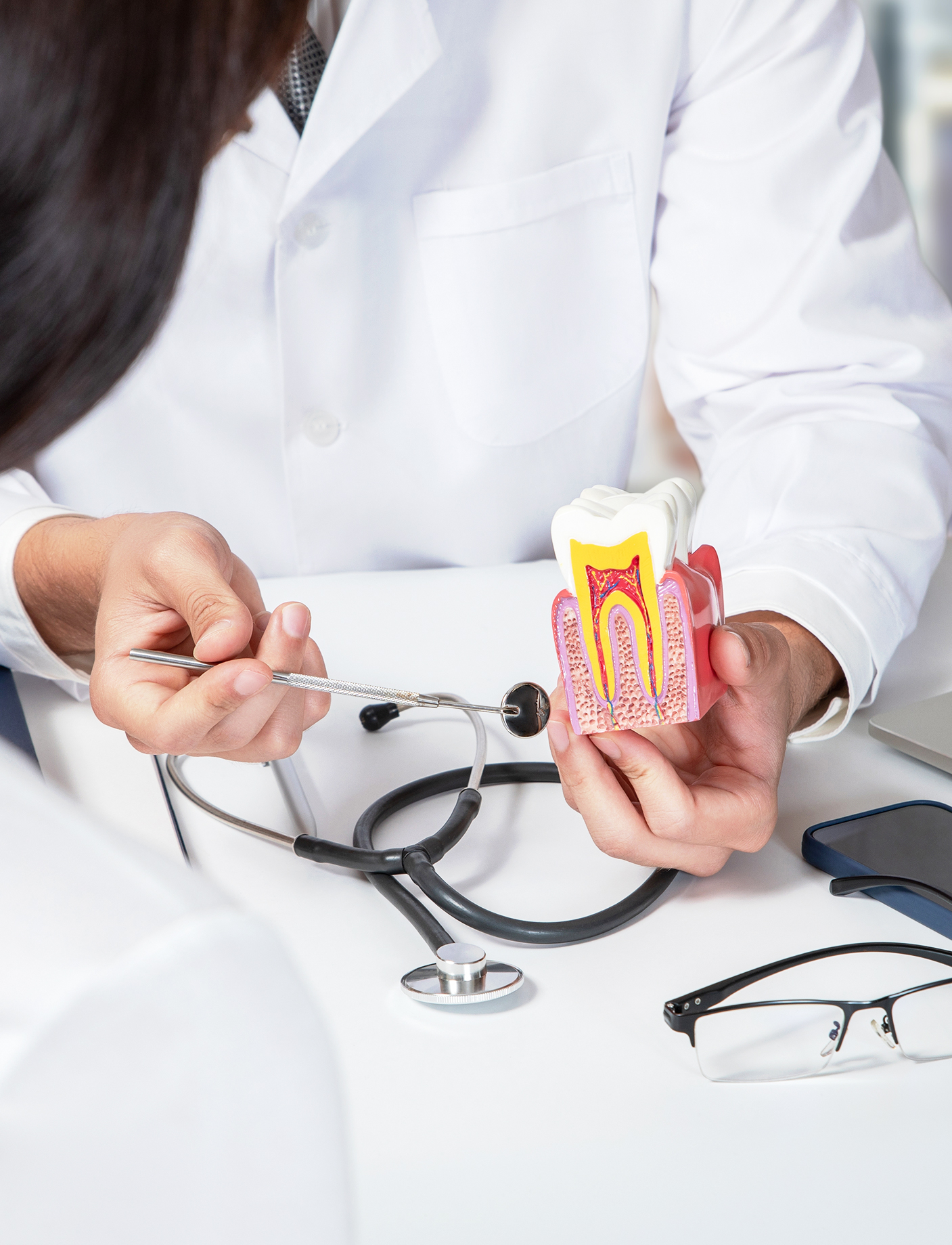 an image of an exemple in 3D of a Root Canal Treatment Endodontics